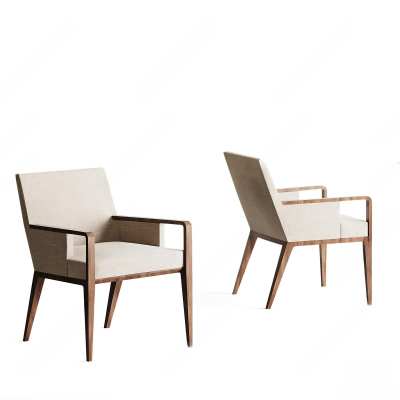 现代休闲椅3D模型下载